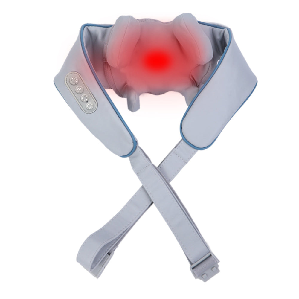 מכשיר עיסוי אורתופדי לצוואר עם חימום