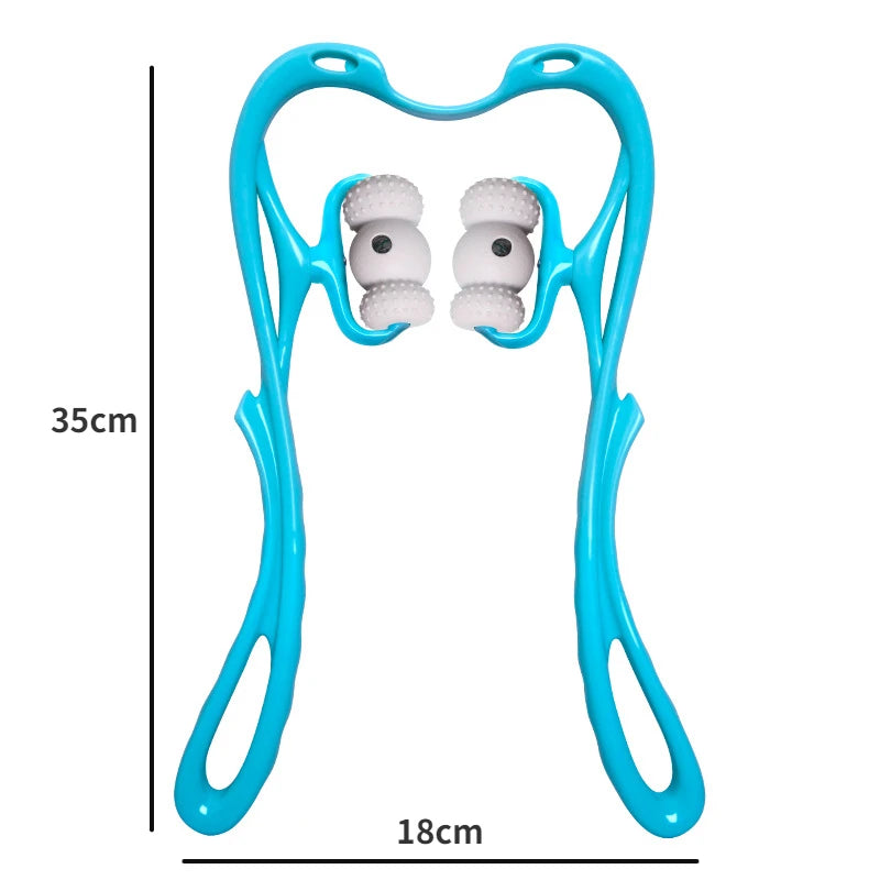 רולר מסאז' לצוואר, כתפיים וגוף – כלי עיסוי עצמאי להקלה על לחץ